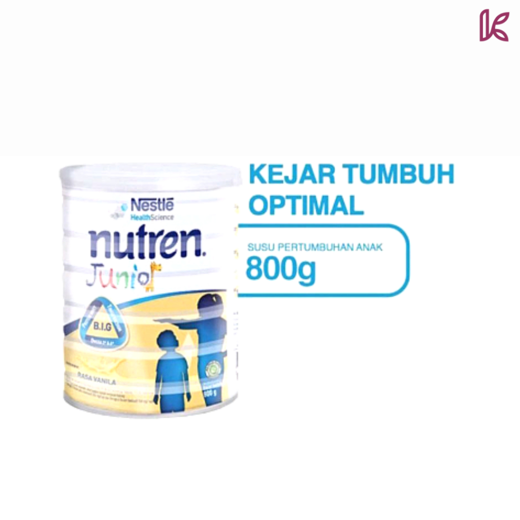 

Nutren Junior Vanila untuk membantu meningkatkan daya tahan tubuh anak, mempertahankan keseimbangan mikrobiota usus dan Prebiotik serat pangan