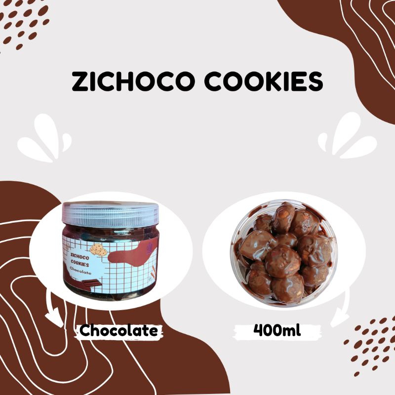 

Zichoco Cookies Chocolate Melted Snack Viral Biskuit Kukis Bersalut Coklat Lumer