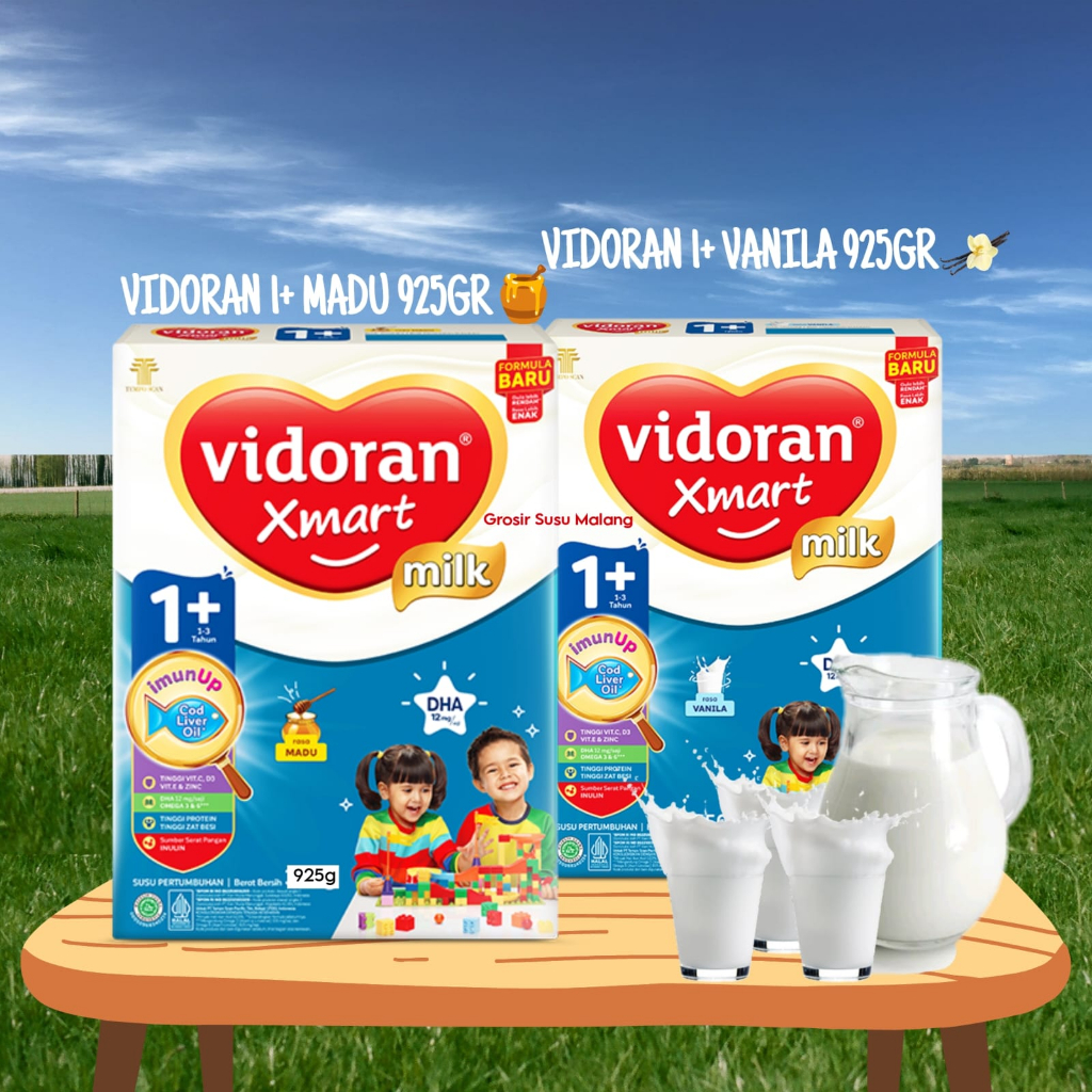 Vidoran Xmart 1 Madu, Vanila 925g 700g