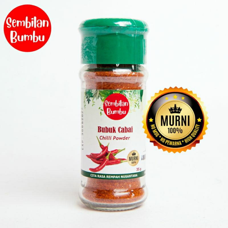

Cabai Bubuk / Chilli Powder Jar Sembilan Bumbu