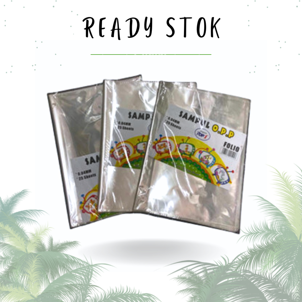 

SAMPUL BUKU /SAMPUL PLASTIK/SAMPUL BENING// SAMPUL BUKU OPP FOLIO ( PACK )
