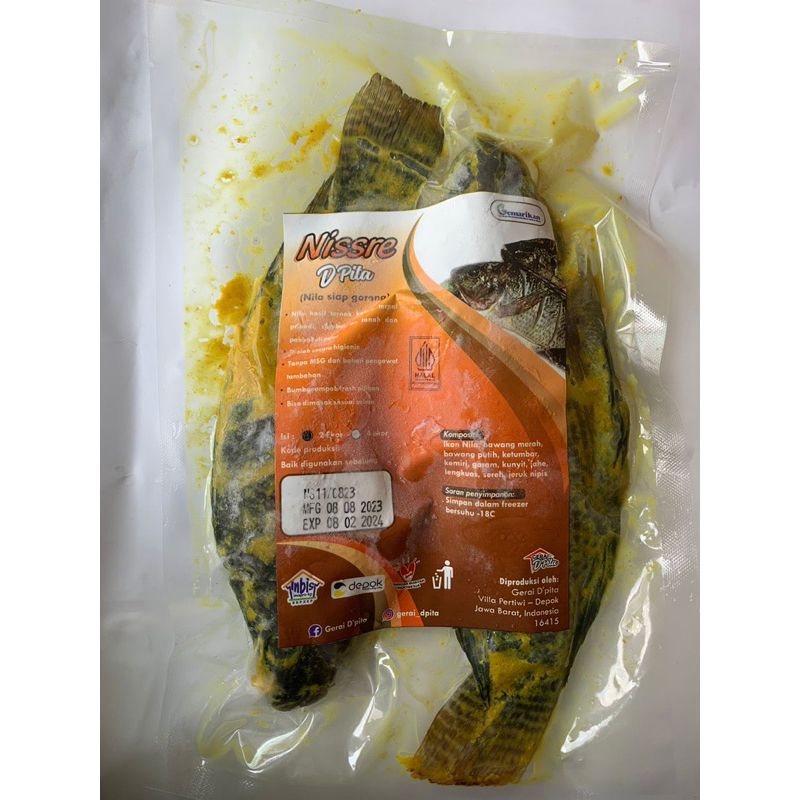 

Nila Siap Goreng Hitam frozen food