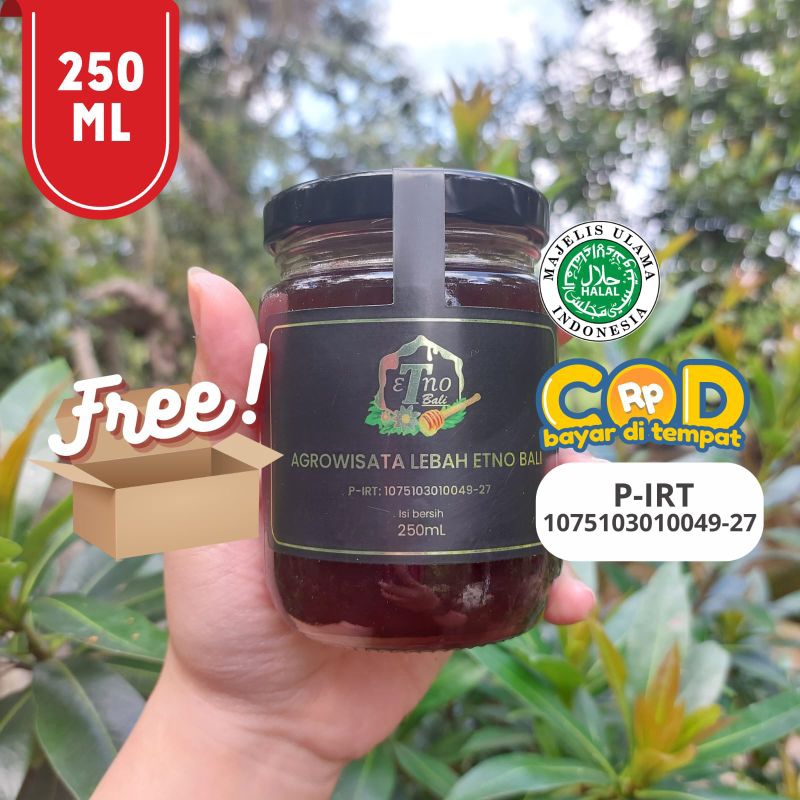 

[250 ML] Madu Kele Klanceng Kelulut Murni Asli Trigona Kemasan Jar