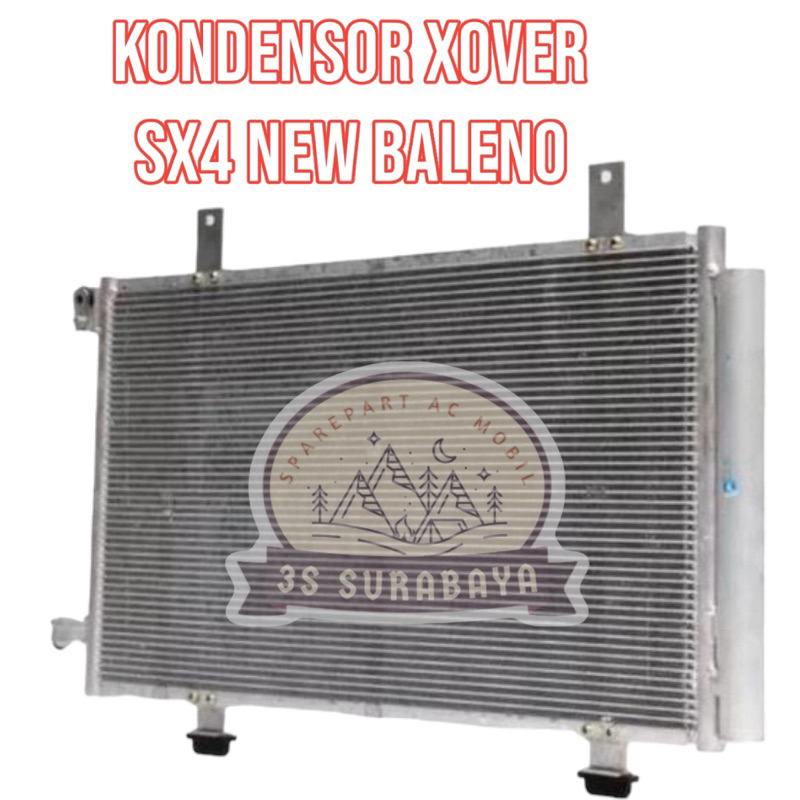 Kondensor XOVER Sx4 Xover New Baleno X-Over Ac Mobil Suzuki (Baru/New)