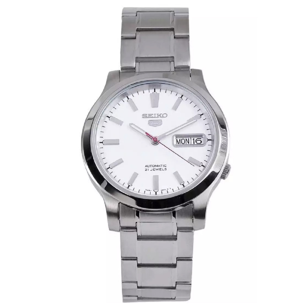 Seiko 5 SNK789K1 Automatic White Dial - Jam Tangan Pria SNK789