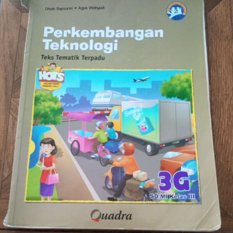 Buku Tematik 3G kelas 3 SD/MI Penerbit Quadra