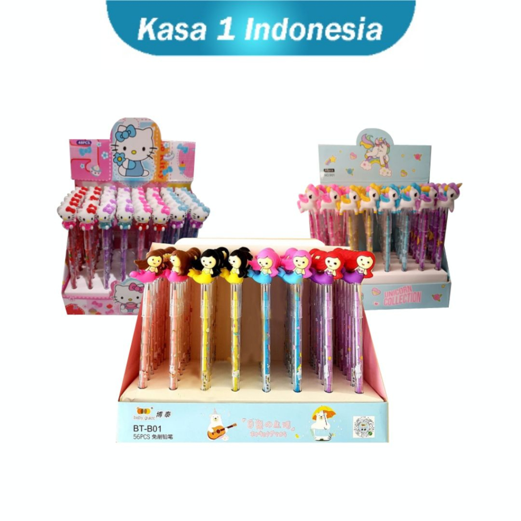 

Pensil Lantu Anak Perempuan Lucu isi 4 Pcs