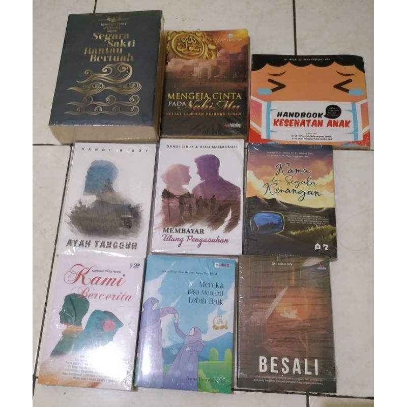 

TERMURAH! Buku Parenting, Kesehatan, Kisah Inspiratif, Novel, Puisi, dll.