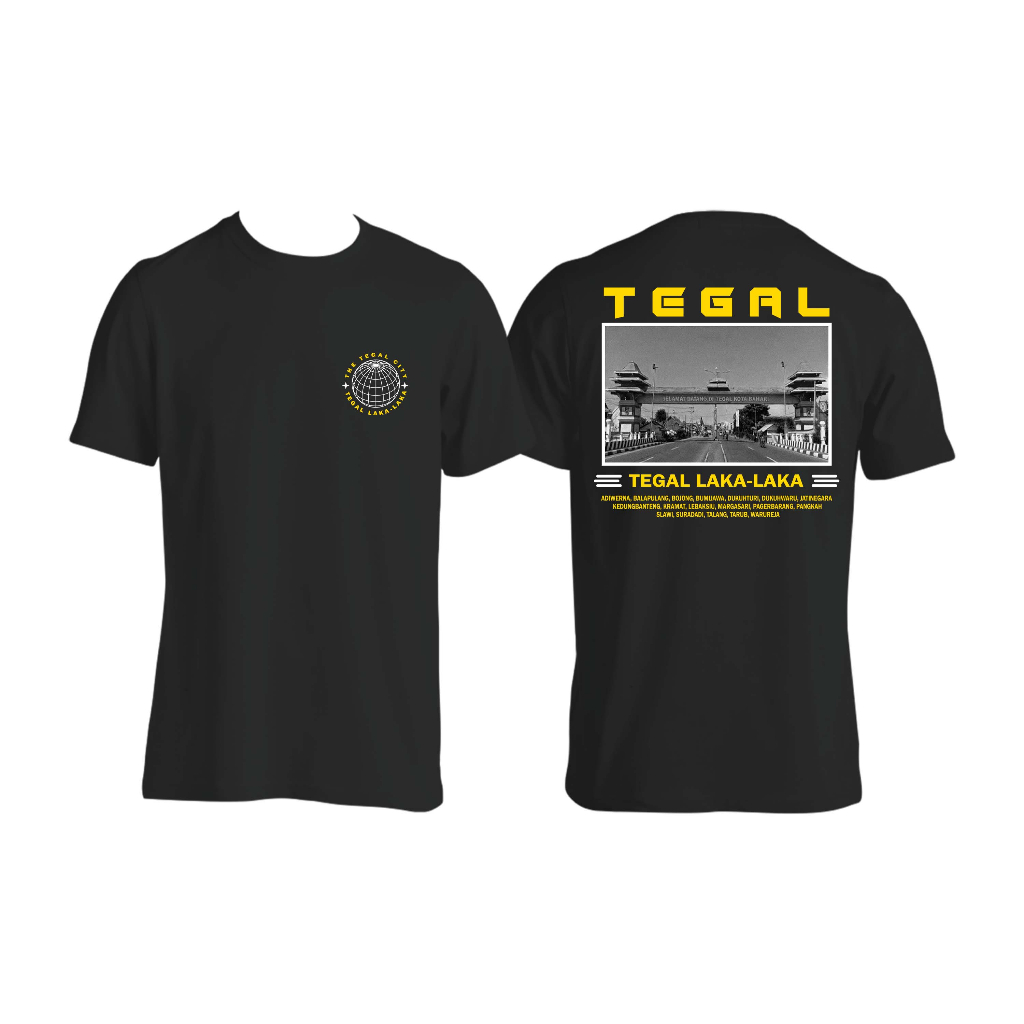 Kaos Tegal Keren - Bahan Cotton Combed 24s