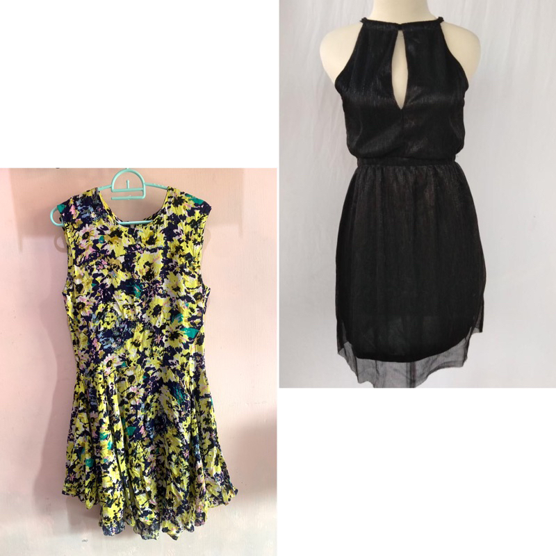 Dress bunga-bunga H&M/dress H&M