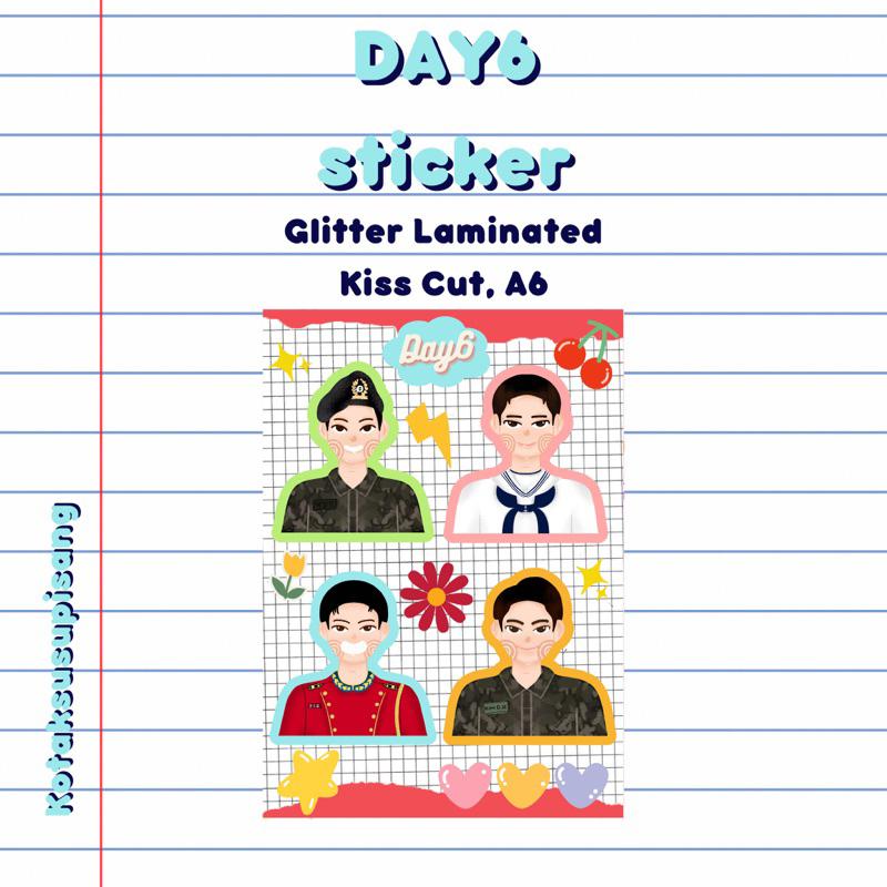 

Day6 Military Sticker Glitter Laminated