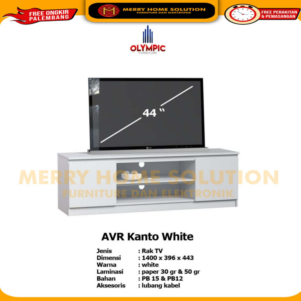 Buffet tv kanto olympic / avr kanto / rak tv minimalis