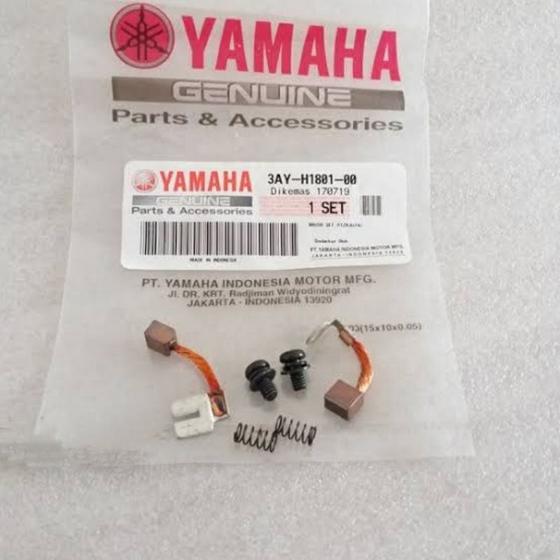 cool brush stater areng arang dinamo set FIZR F1ZR 3AY-H1801-00 asli original Yamaha YGP