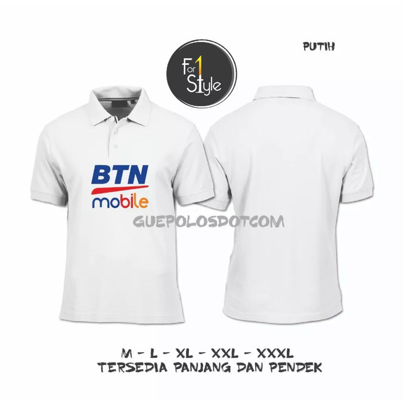 POLOSHIRT BTN MOBILE - KAOS KERAH BTN MOBILE - POLO SHIRT BTN