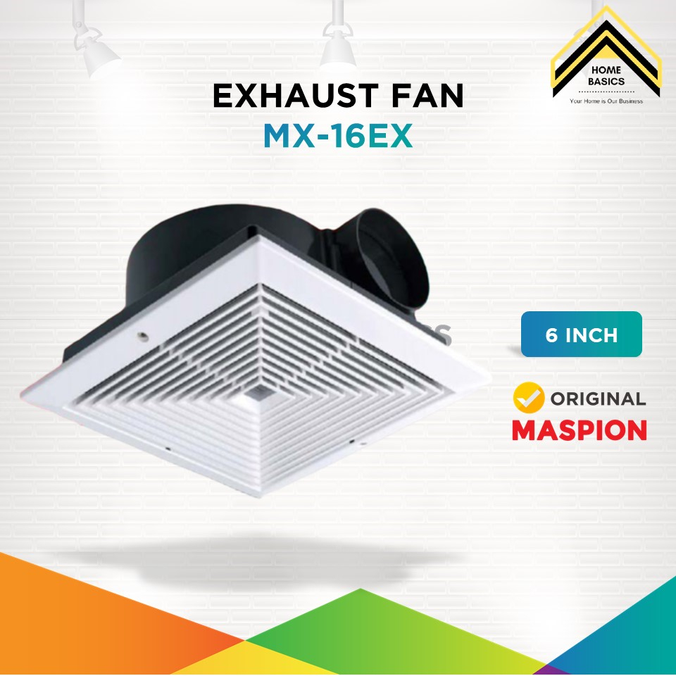 Exhaust Fan Maspion 6 Inch MV-16EX / Kipas Hisap / Kipas Plafon / Ceiling Fan