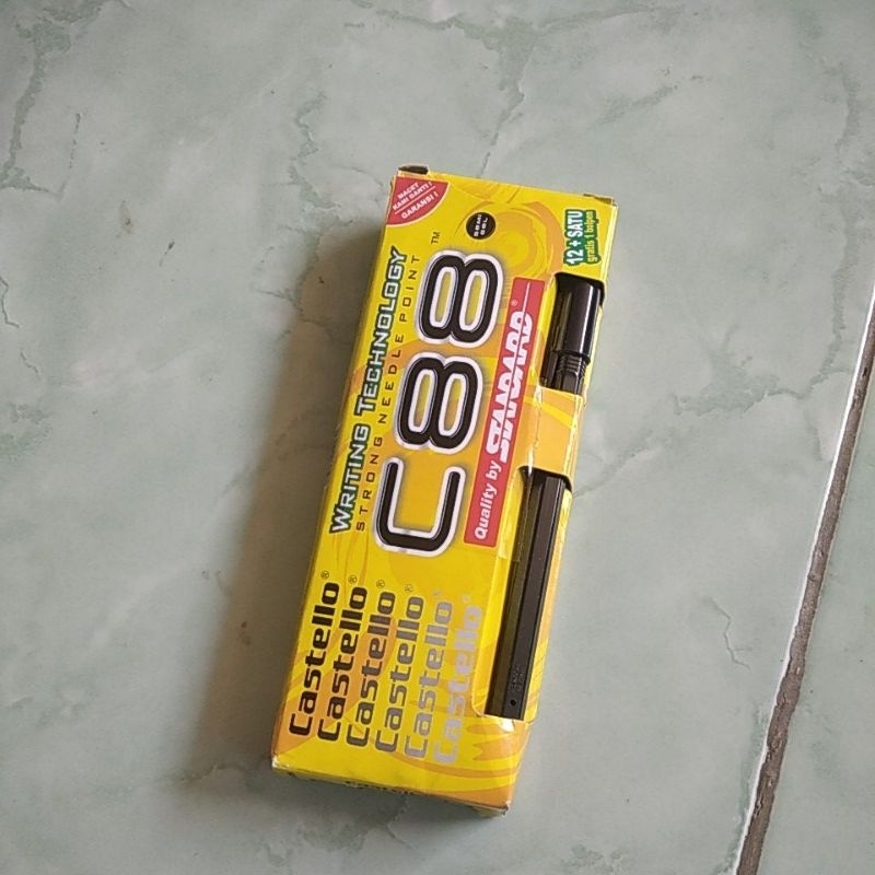 

Pulpen standar castelo C88 isi 12+1