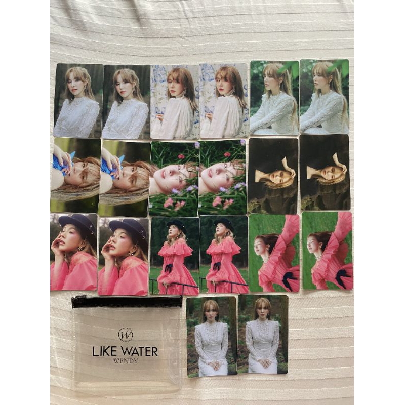 [RESERVED] WENDY STICKER PHOTOCARD PC LIKE WATER
