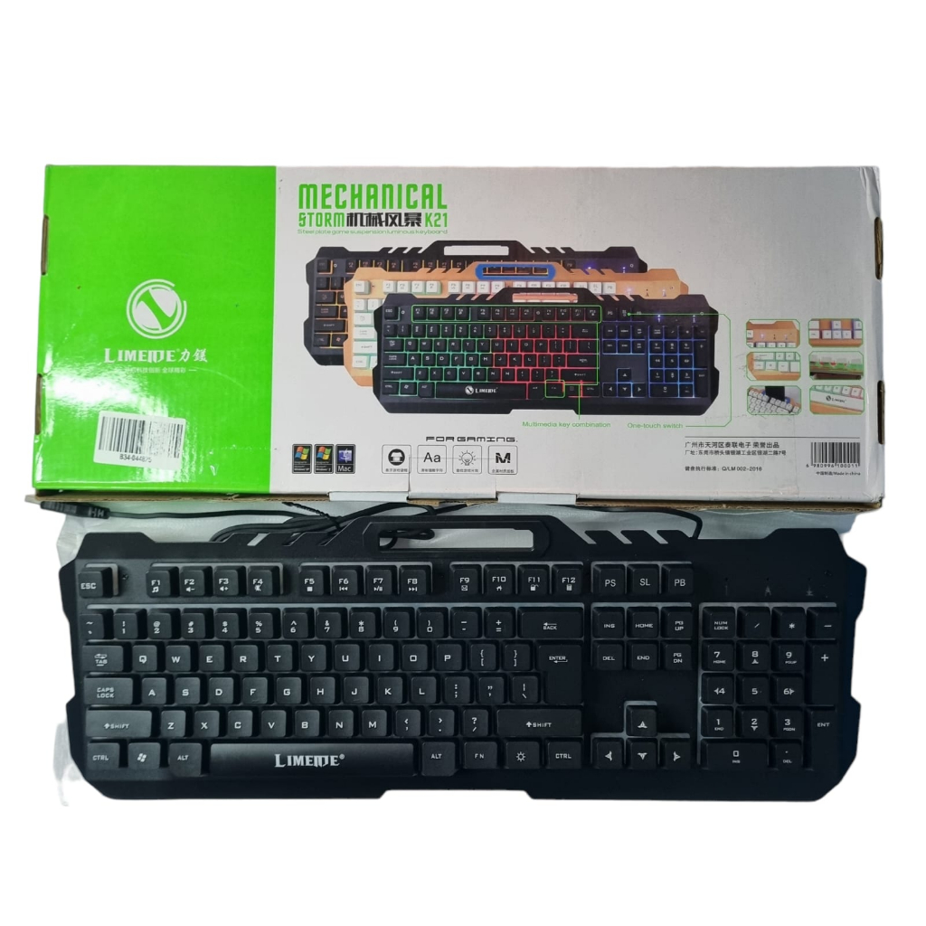 Keyboard Gaming Mechanical Limeide Strom K21