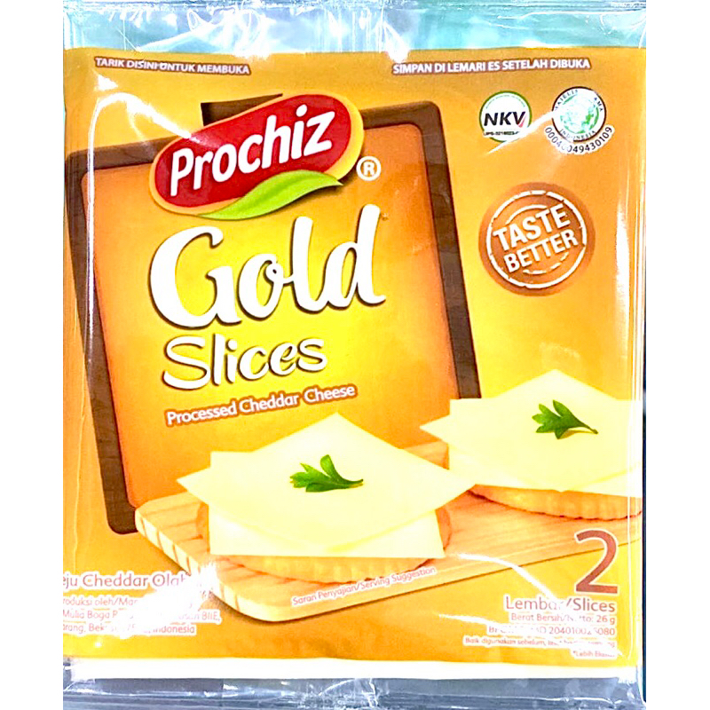 

Prochiz Gold Keju Slice (2 Slice) 26gr