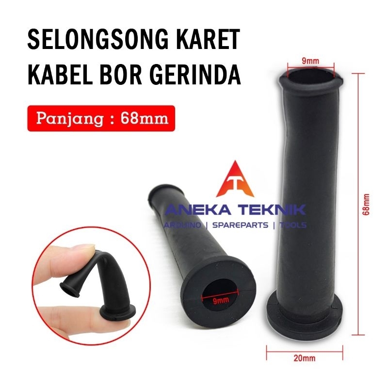 Selongsong Karet Pelindung Kabel Bor Gerinda Power Tools