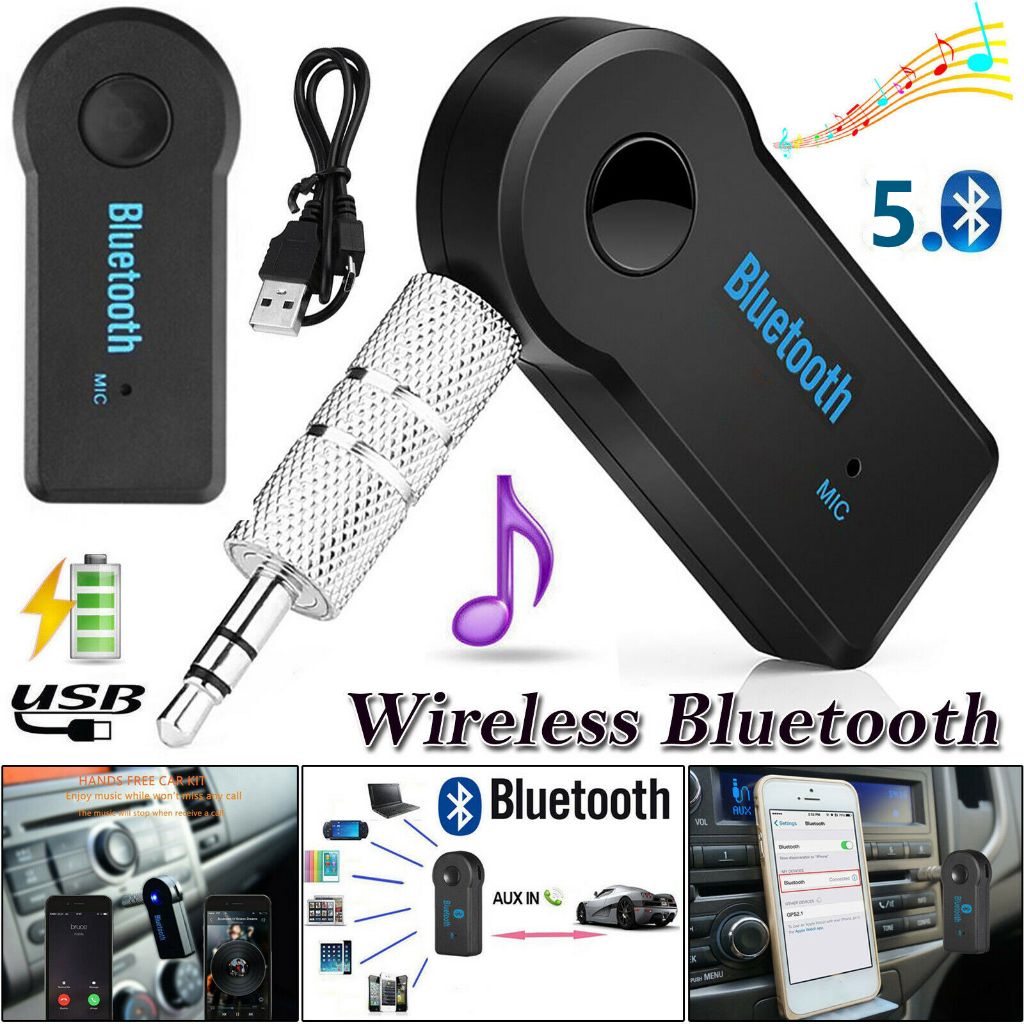 Bluetooth audio receiver /car bluetooth /Car Wireless Audio Receiver /2-In-1 Car Wireless Audio Receiver 5.0 Bluetooth