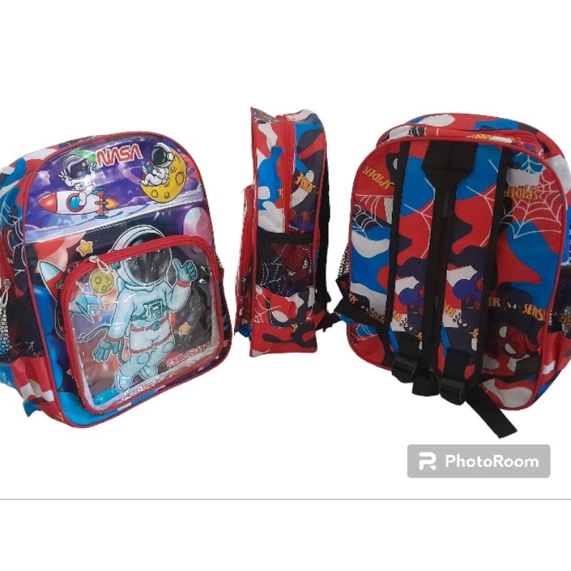 tas karakter anak laki laki