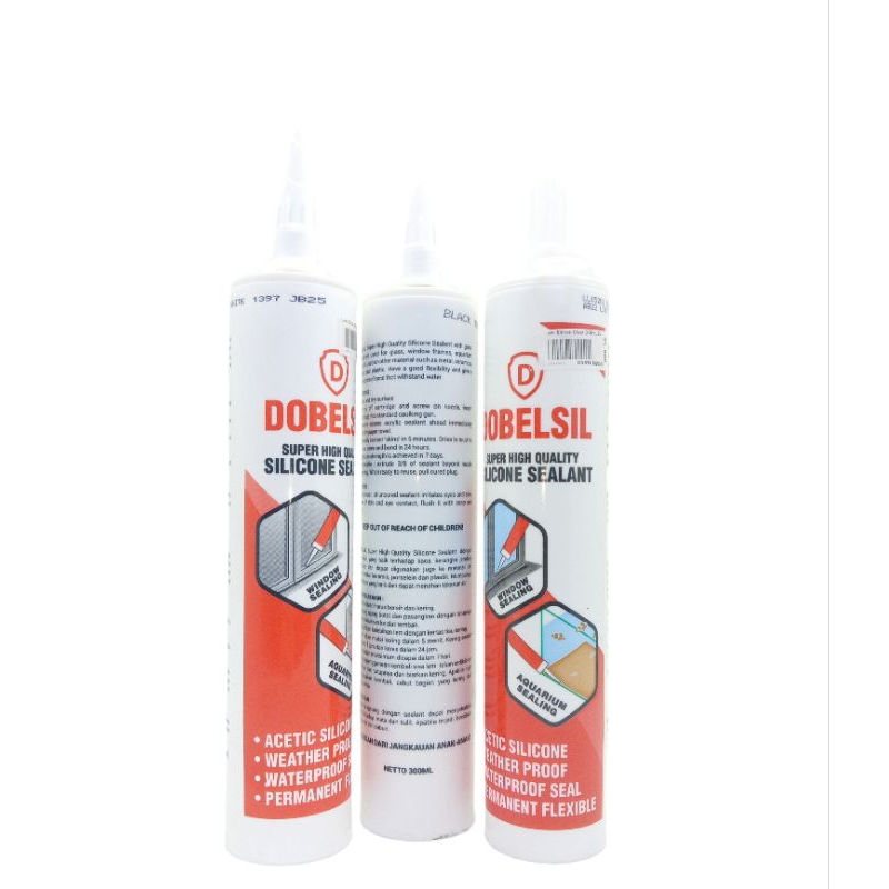 

Silicone sealant 300ml-lem kaca serbaguna