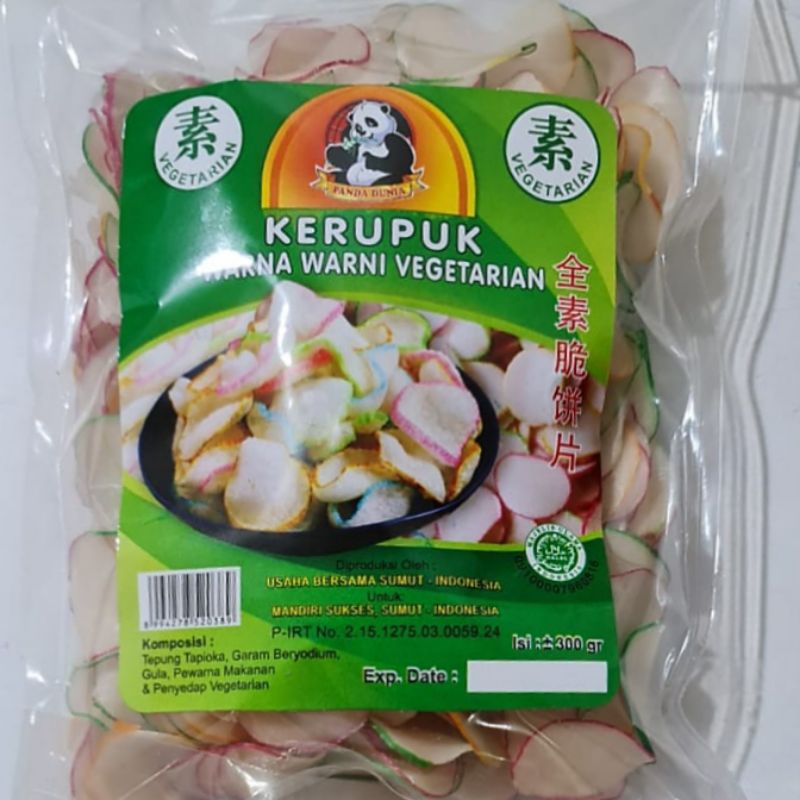 

Kerupuk Warna Warni Vegetarian/Vegan