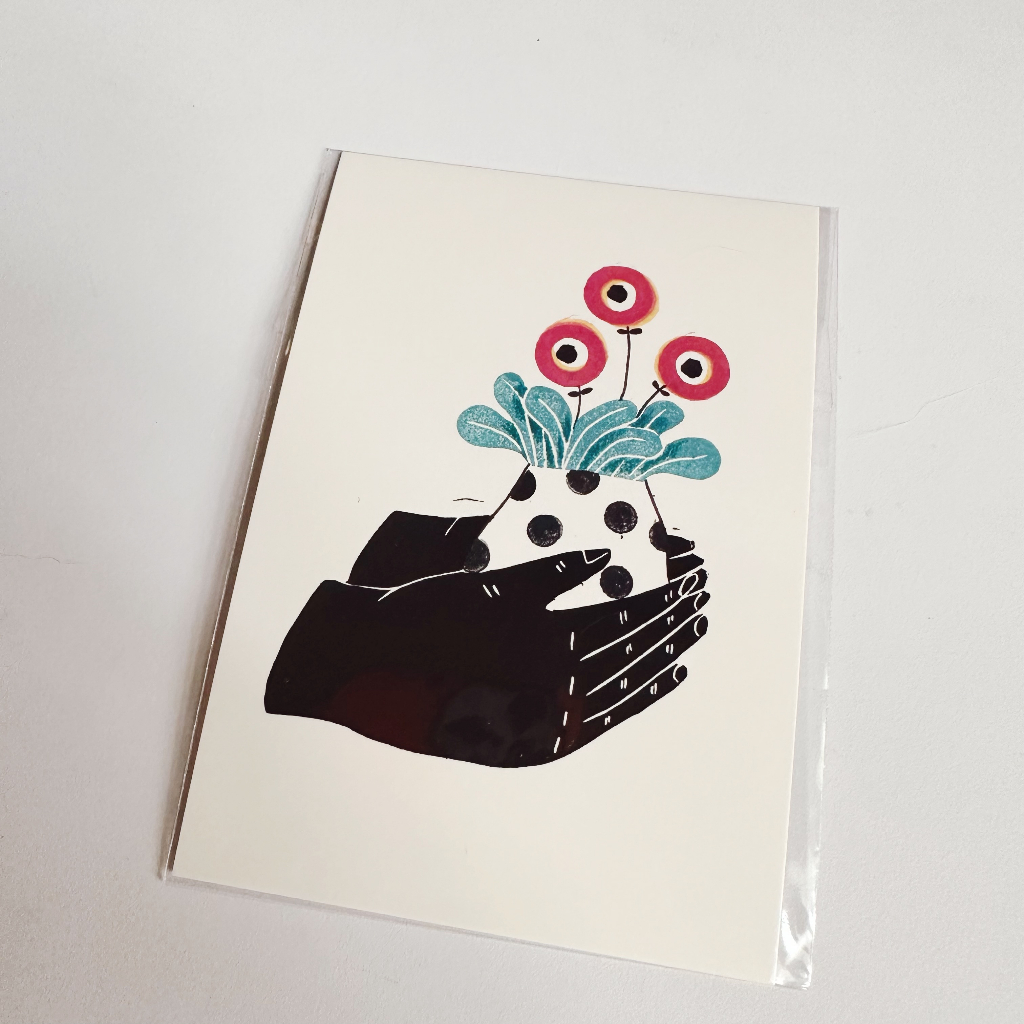 

Flower Post Card - Wies van der Velde