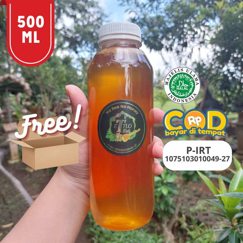 

[500ML] Madu Lebah Apis Murni Asli 100% Tanpa Campuran