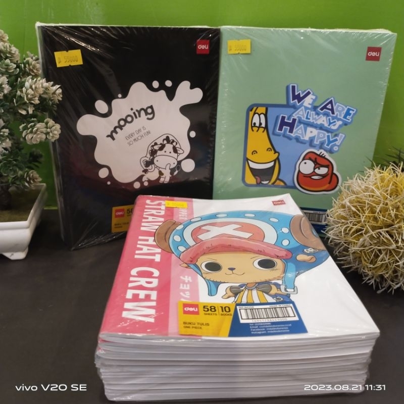 

BUKU TULIS DELI 58 (1pack 10buku)