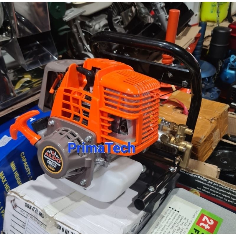 Mesin sprayer steam portable pompa air alat cuci mobil motor kebun sawit ladang 4 tak engine bensin