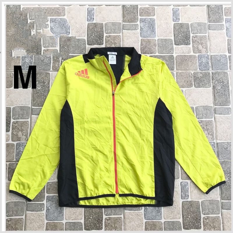 Jacket Pria Cowok Parasut Jogging Running Adidas 23MEF