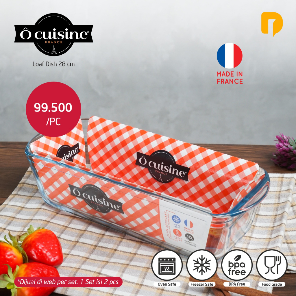 Glass Bakeware - Ocuisine Loaf Dish 28 cm