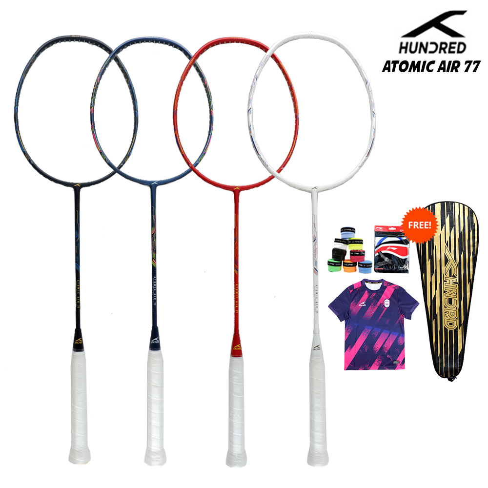 RAKET BADMINTION ORIGINAL HUNDRED ATOMIC AIR 77