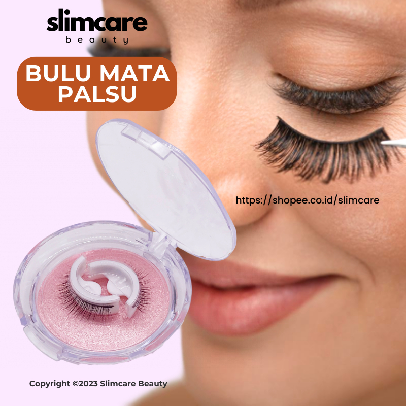 Eyelash Bulu Mata Palsu 3D Magnet Natural Bulumata Magnetic Lentik Tanpa Lem Korea Eyelashes Magneti