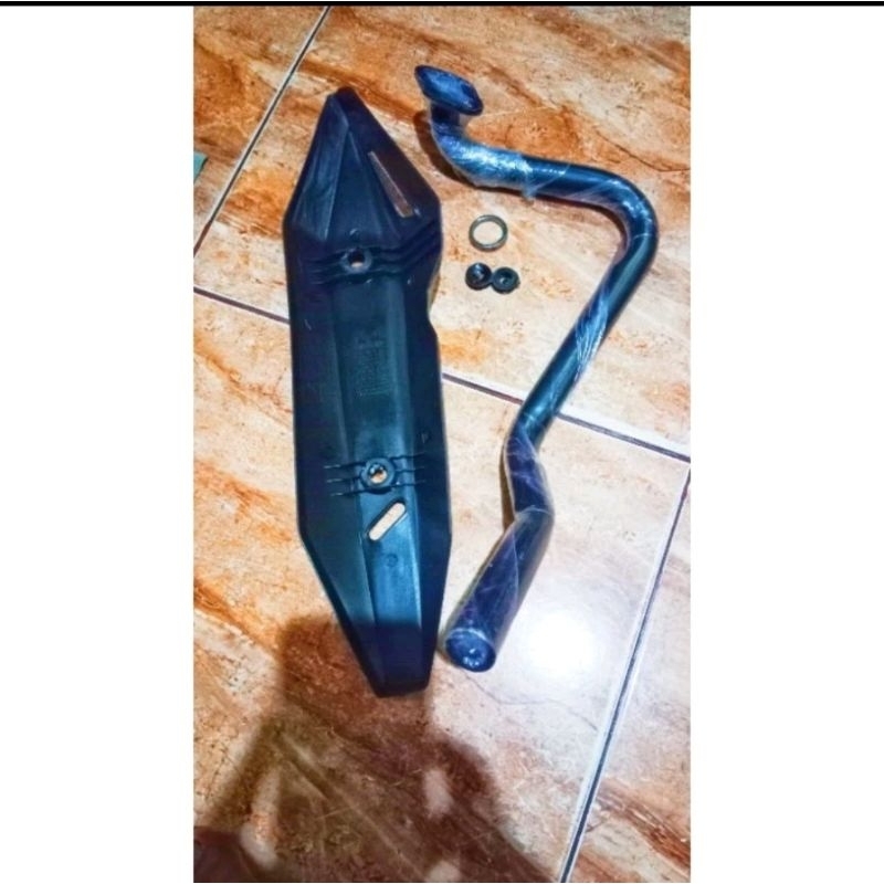 Leher pala knalpot vario 125 Led/vario 150 old/ new + tameng knalpot+paking anti bocor