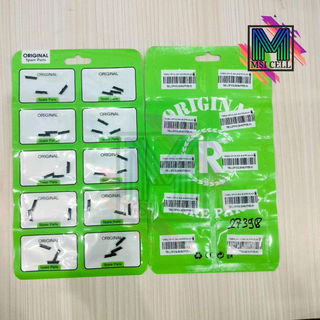 TOMBOL ON OFF + VOLUME SAMSUNG J5/J3 PRO BLACK