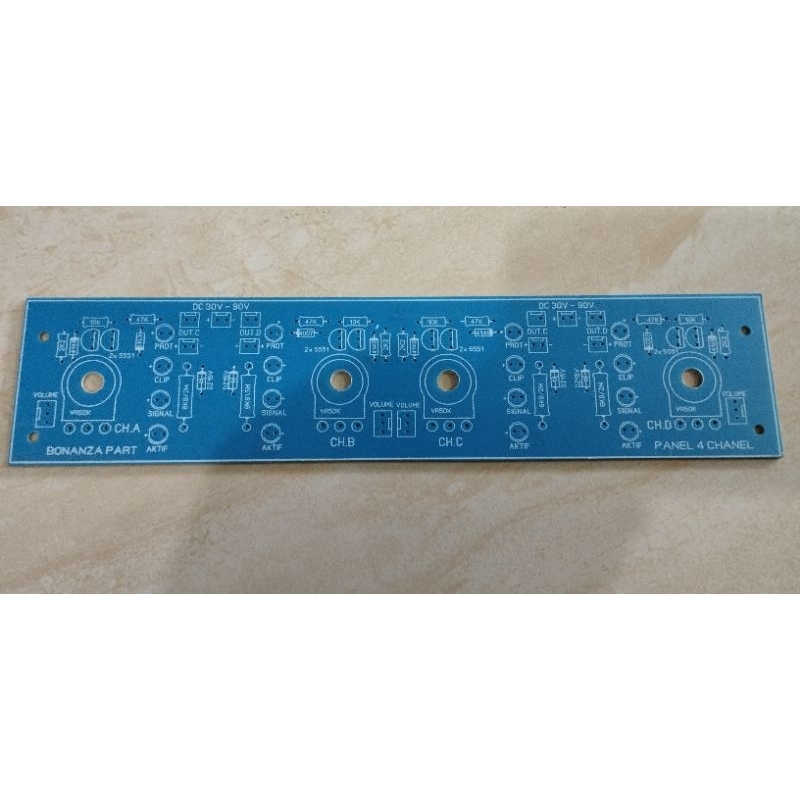Pcb Panel depan box 1 u 4 chanel