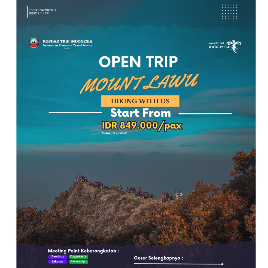 Open Trip Gunung Lawu