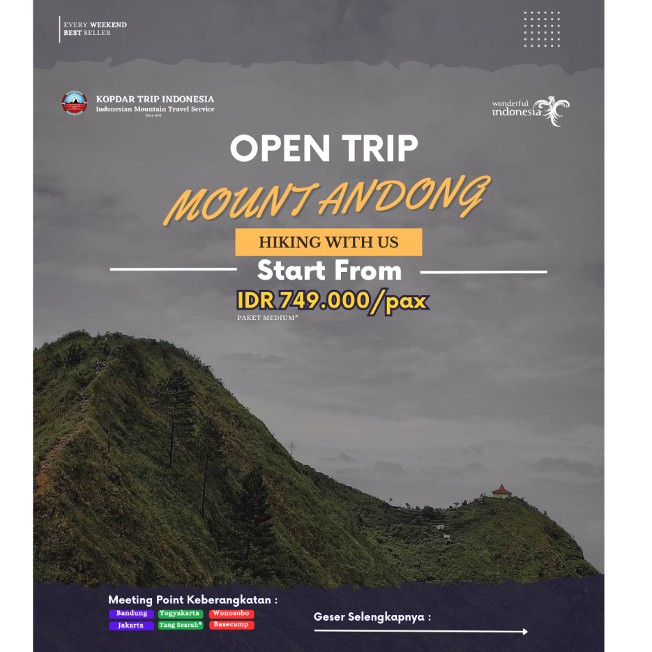 Open Trip Gunung Andong