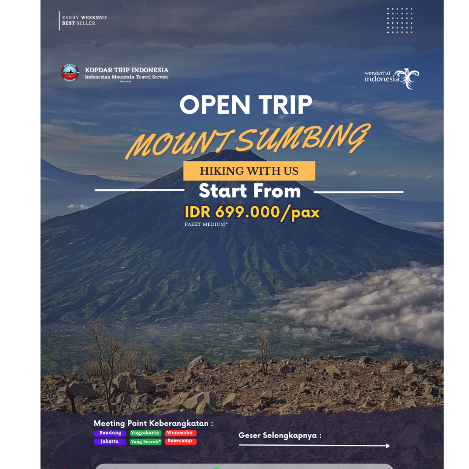 Open Trip Gunung Sumbing