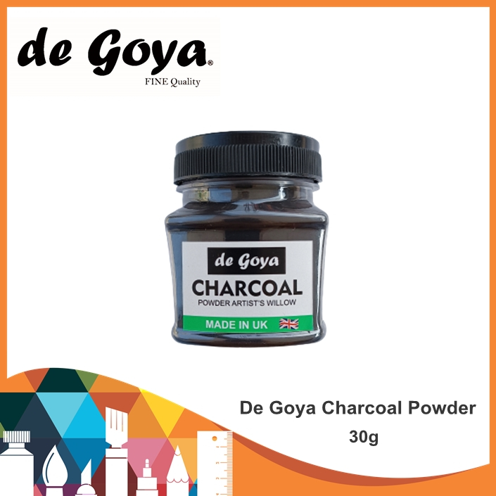 

De Goya Charcoal Powder 30g / Charcoal Powder Art / Serbuk Sketsa / Charcoal Powder Artist Willow