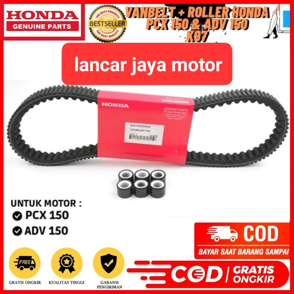 V-BELT V BELT VANBELT + Roller Honda PCX 150 & ADV SET ROLLER HONDA PCX 150 K97