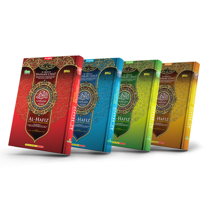 Al - Qur'an Hapalan AL-HAFIZ Reguler ( Al-Qur'an hafalan cepat dengan 3 blok warna ) Ukuran : A6  / 