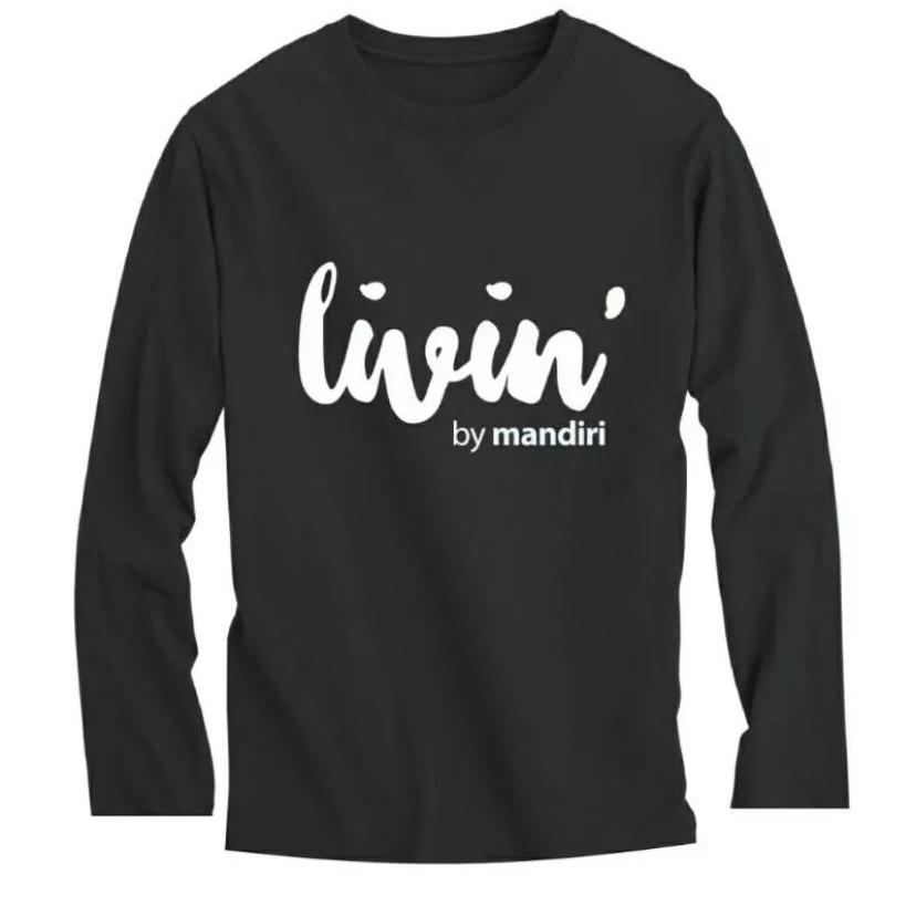 KAOS LIVIN BY MANDIRI - TSHIRT LIVIN BY MANDIRI - BAJU LIVIN BY MANDIRI