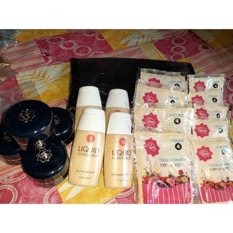 perlengkapan/alat rias/riasan/pidih/bedak viva/tabur/foundation/alas bedak viva/kuping/super/telinga