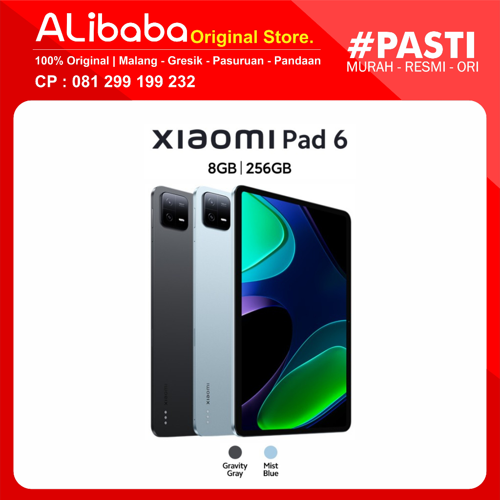 Xiaomi Pad 6 (8GB/256GB) | Snapdragon 870 Layar 11" WQHD