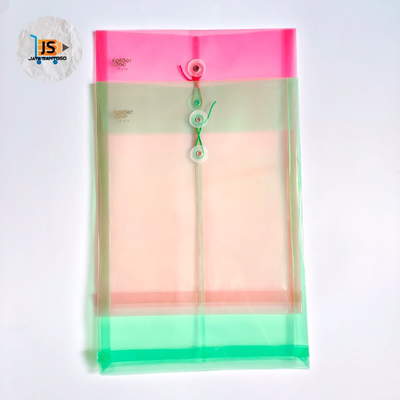 

Map Plastik Tali ukuran F4 Folio Folder One EB-F50