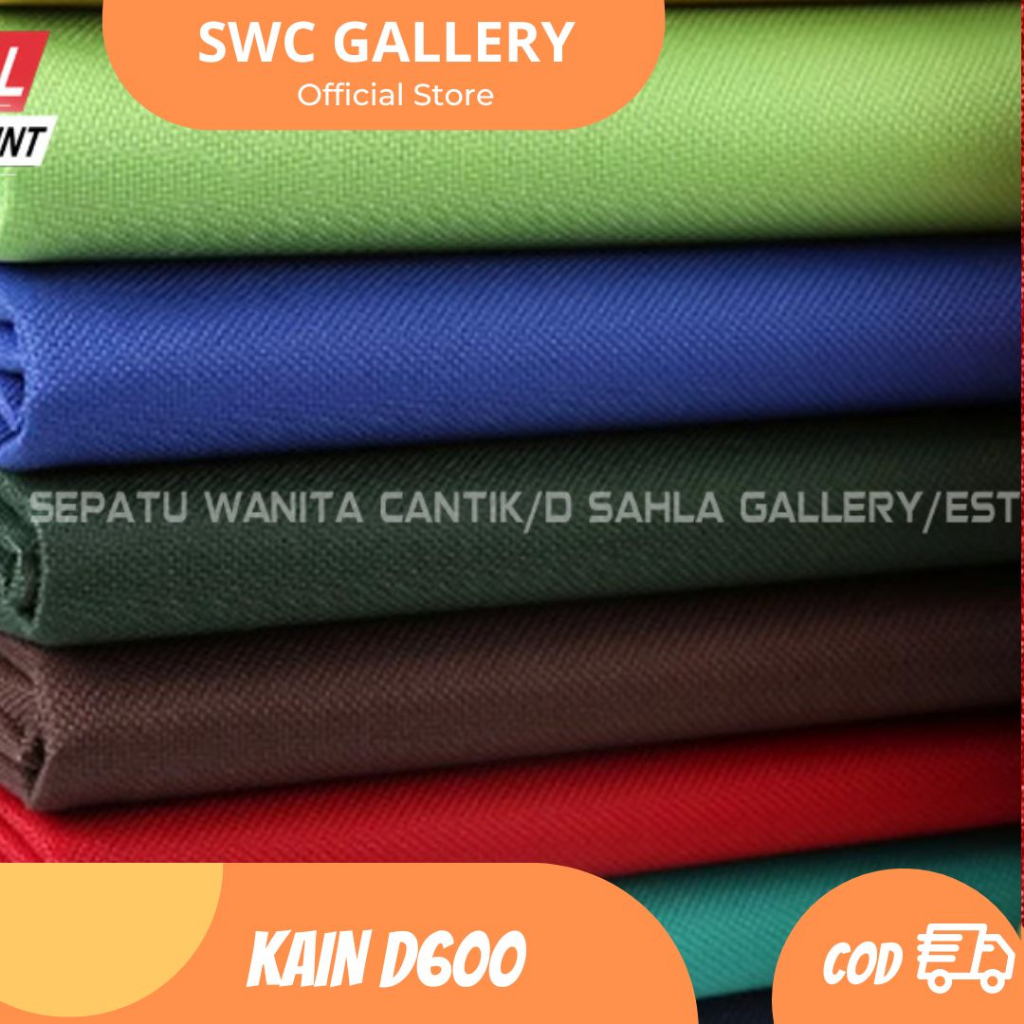 600D Kain Tahan Air Tahan Hujan Untuk Kanopi Tenda Tas Dinier Dinir